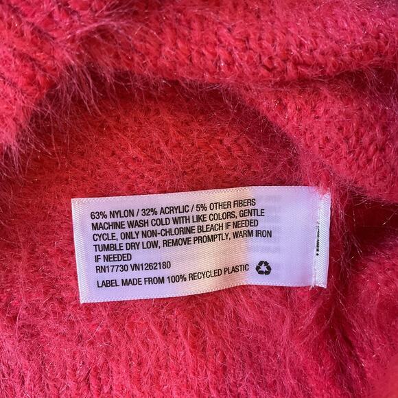 A New Day Women Sweater Size S Pink Acrylic Nylon Long Sleeve NWT - Picture 3 of 7